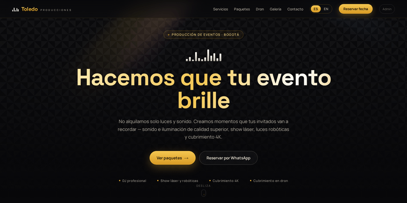 Web Toledo Producciones